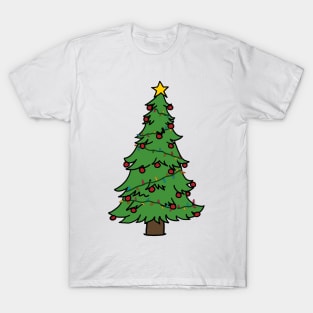 Christmas Tree with Lights T-Shirt